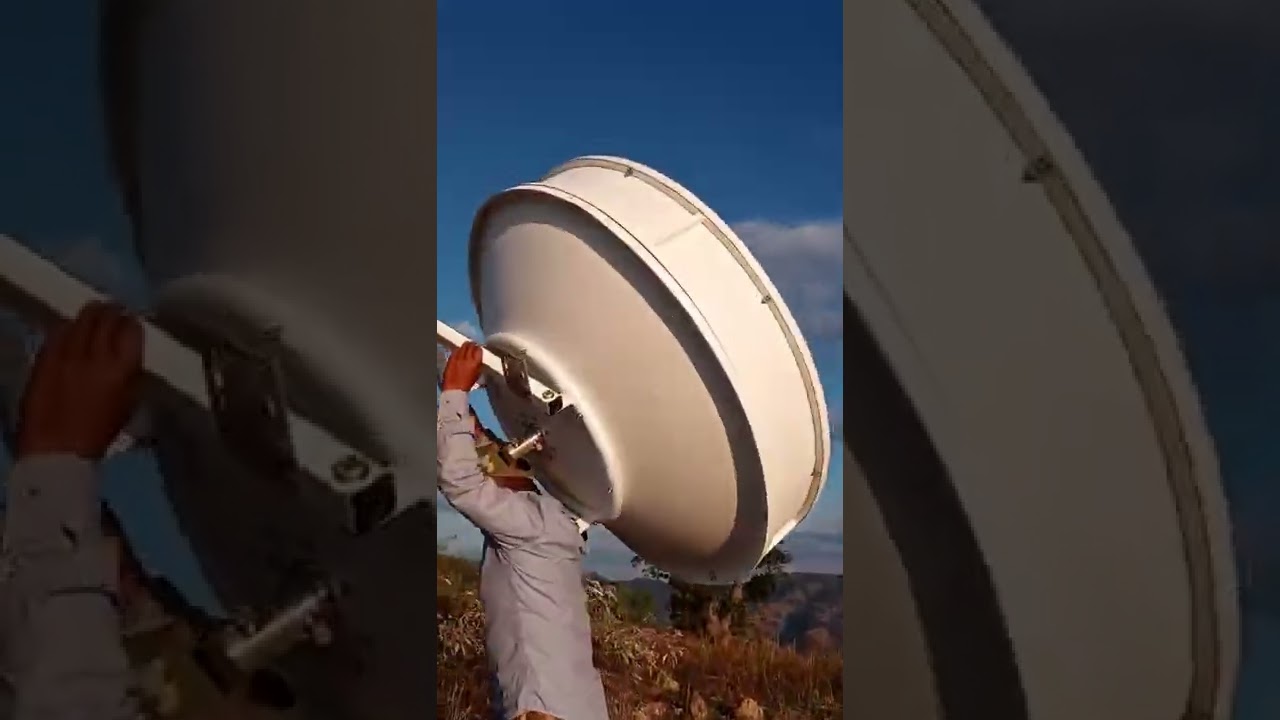 Subiendo antenas Netpoint NPX3 Y NPX2 para enlace de 40 y 72.6 km