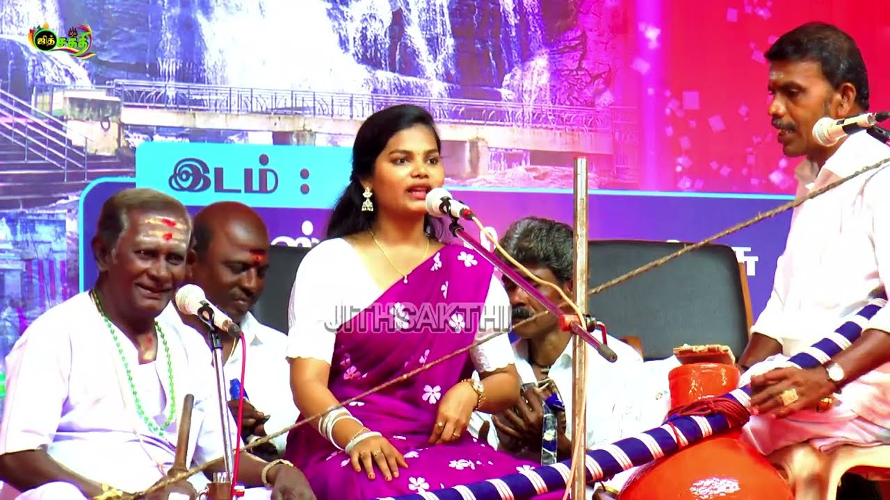 💥தென்காசி இளம்புயல் 💚மாதவி அசத்தலான வில்லுப்பாட்டு || MADHAVI VILLUPATTU #jithsakthi