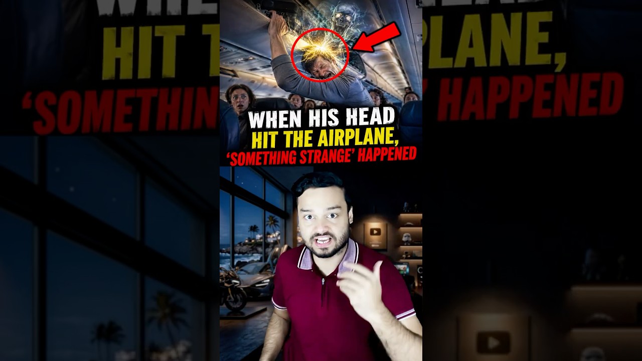 When His Head Hit The Airplane, &lsquo;Something VERY AMAZING&rsquo; Happened #shorts