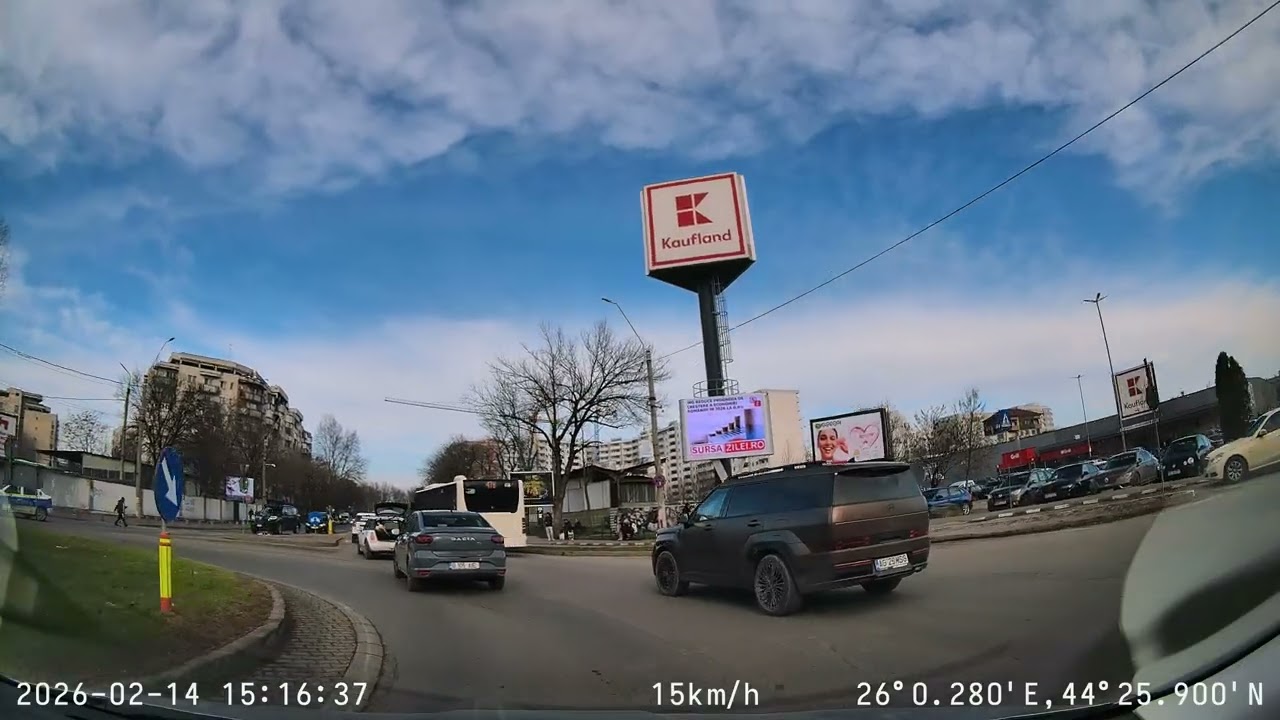 Lunca Siretului - Bulevardul Timisoara - Valea Cascadelor - Pacii - Bulevardul Iuliu Maniu - Auchan