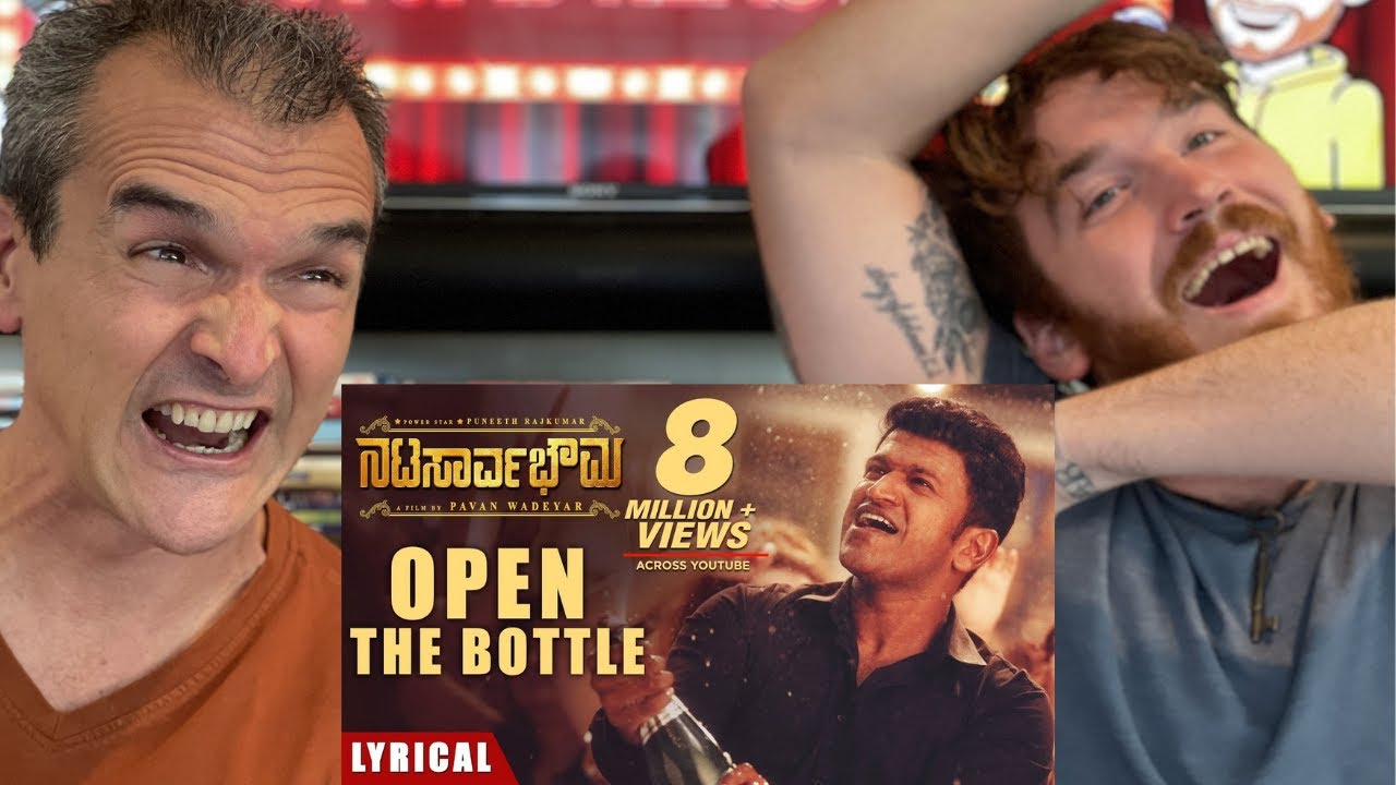 Open The Bottle Song REACTION!!! | Natasaarvabhowma Video Songs | Puneeth Rajkumar