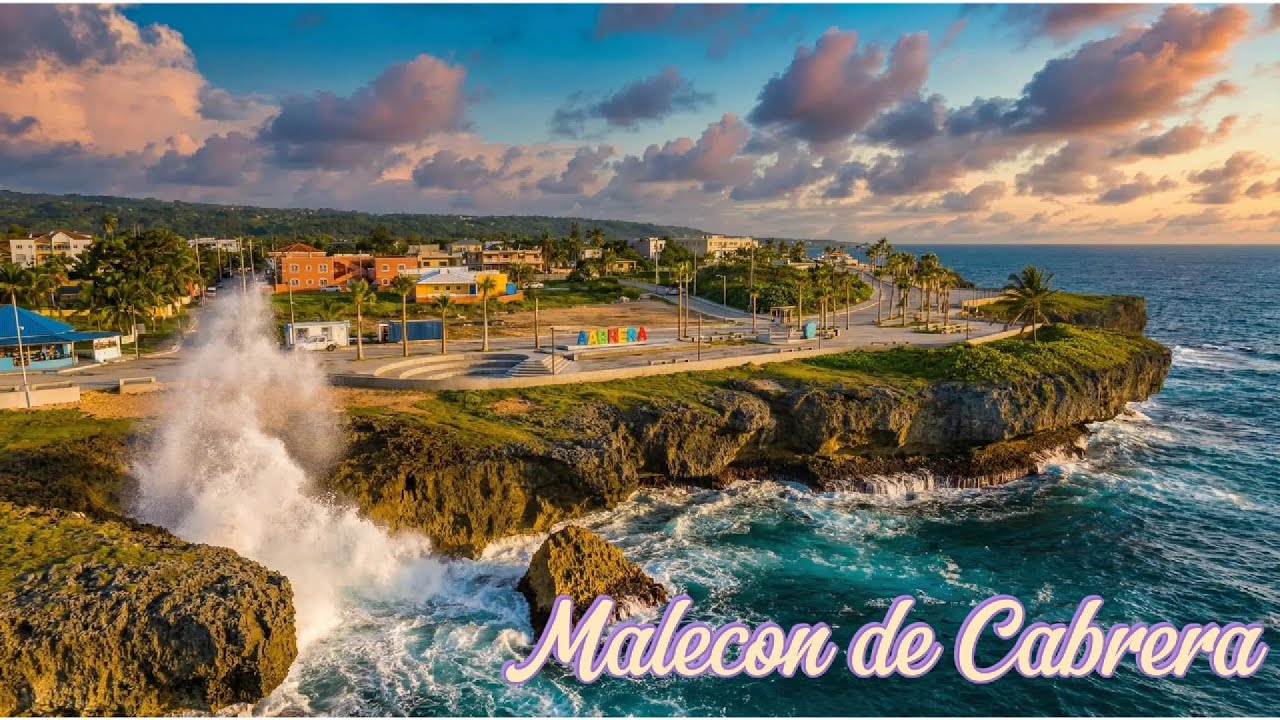 Cabrera — набережная Атлантики | Прогулка у океана.  #DominicanRepublic  #Caribbean #WalkingTour