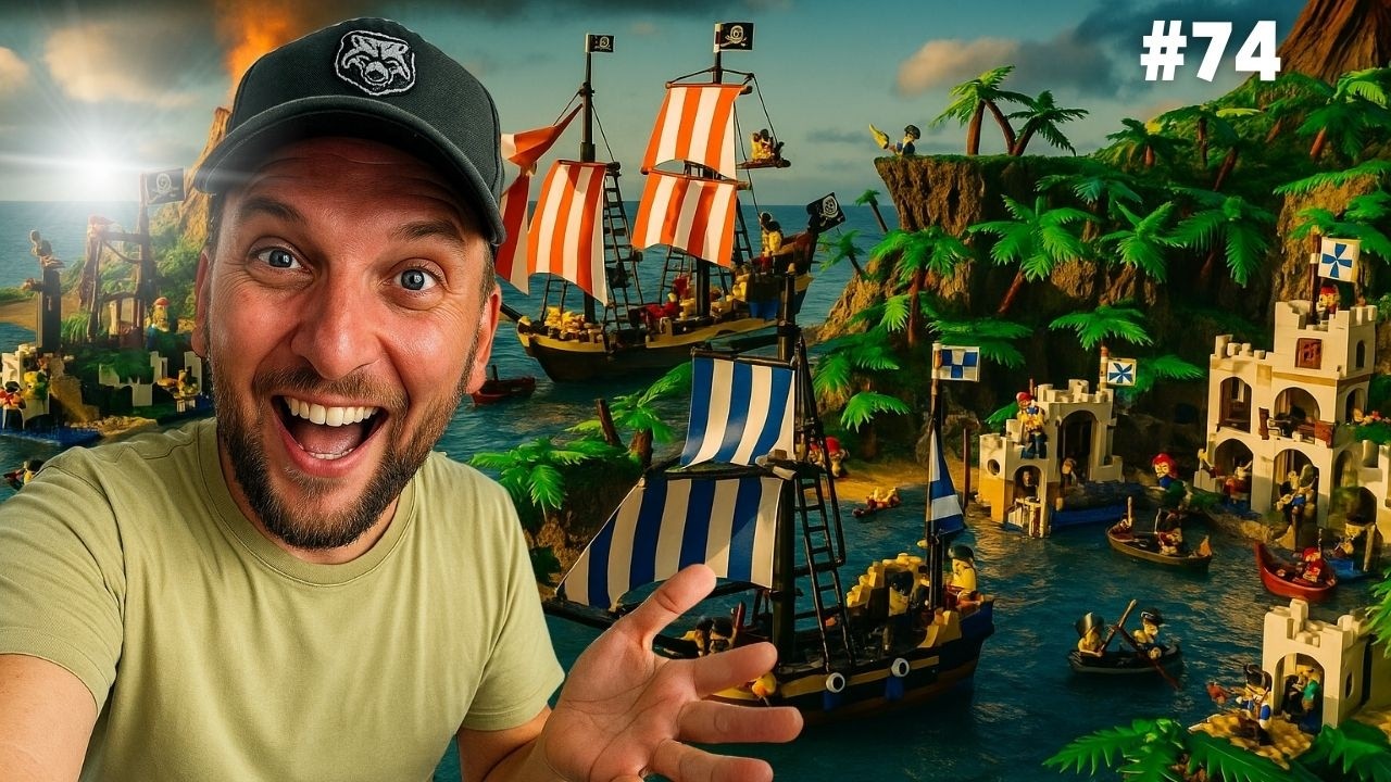 NAJLEPSZY HAUL LEGO Z LAT 90! PIRACI, SPACE I TOWN &ndash; MASAKRA ILE TEGO JEST! #Odc.74