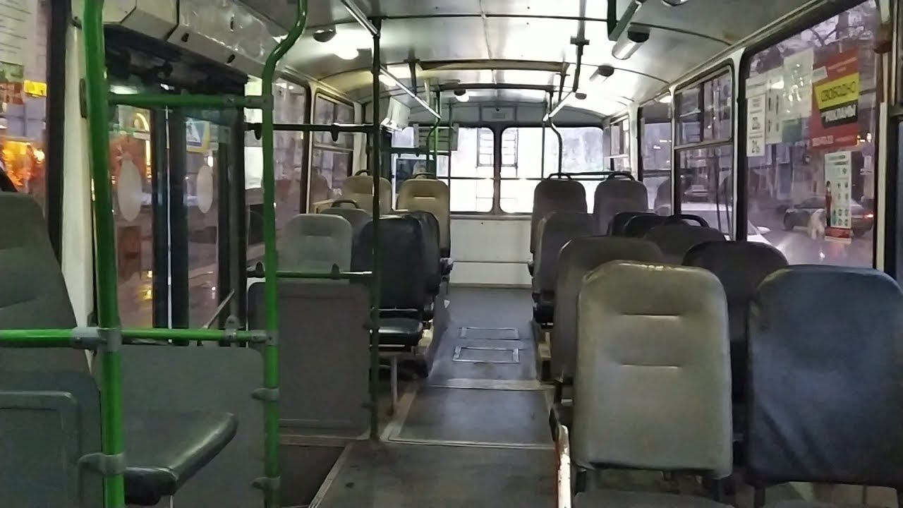 🚎Воронежский троллейбус! ☁️Утренняя поездка на троллейбусе №303; ЗиУ-682Г-016.02; ⚡️город Воронеж