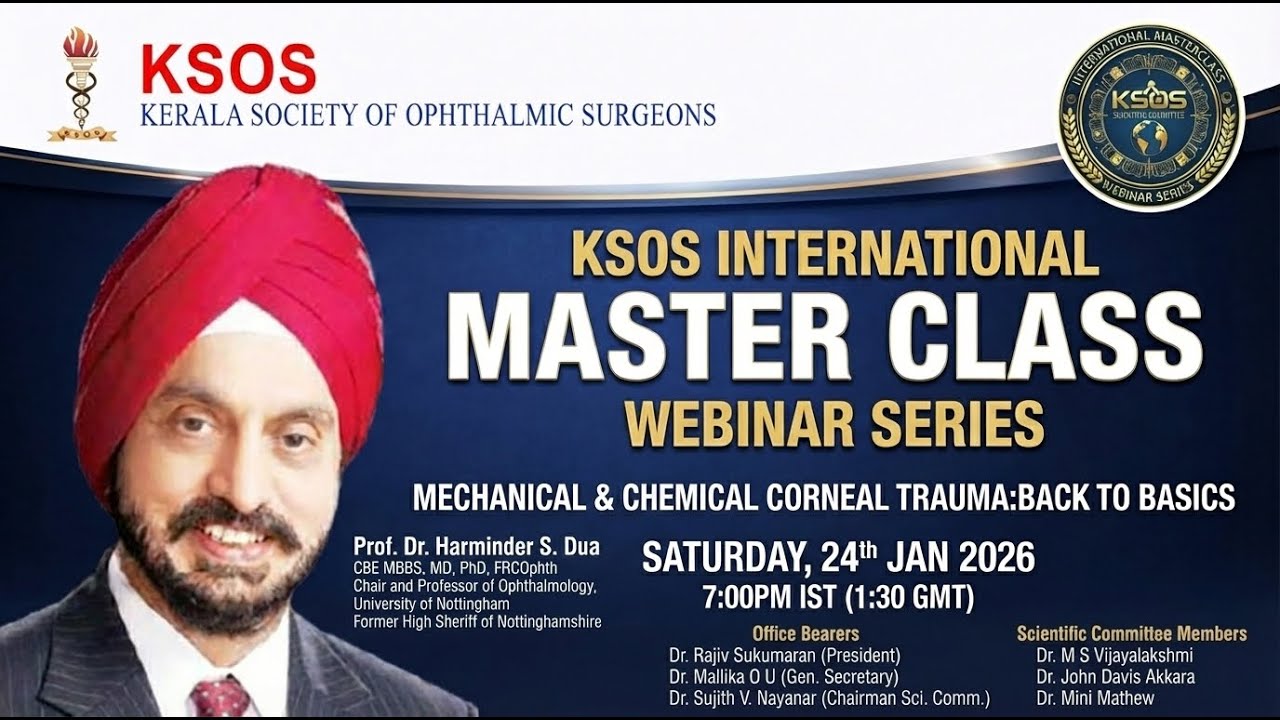 Mechanical & Chemical Corneal Trauma: Back to Basics | KSOS International Master Class