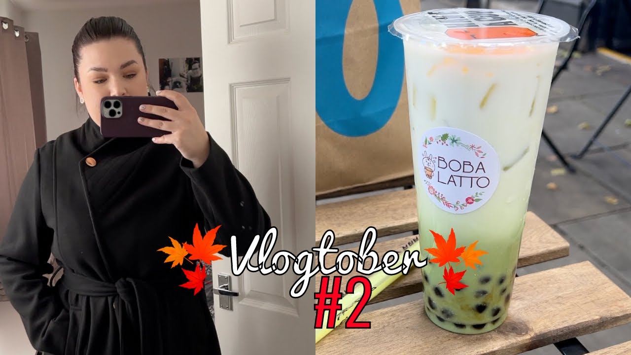 Vlogtober 2 - bubble tea, vizita in Primark si un palton superb