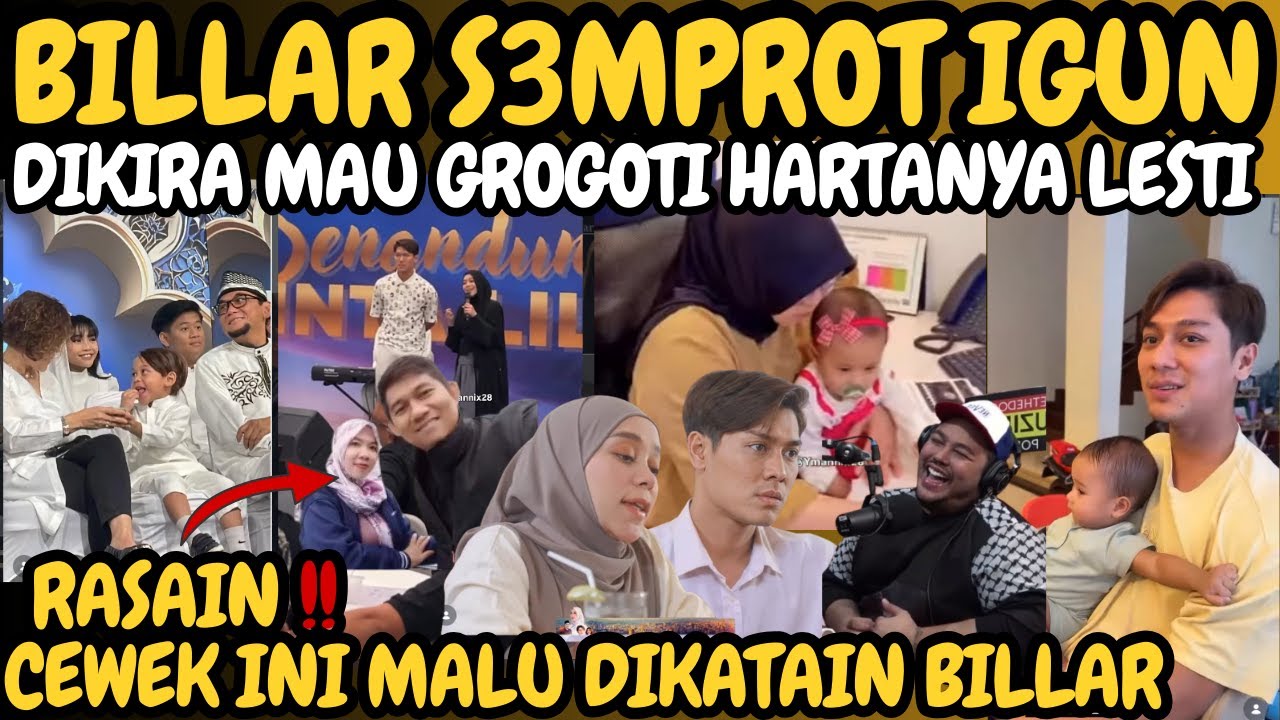 Tiba2 Billar spill Pernyataan Igun soal Harta Lesti - Fitnah Billar, Billar pajang foto ibu2 ini