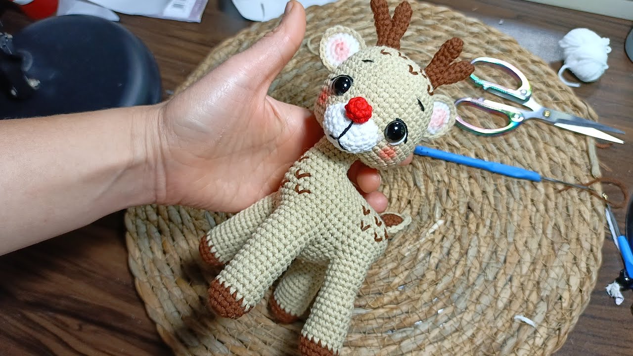 Amigurumi geyik yapımı#amigurumi #tarif #elyapımı #oyuncak