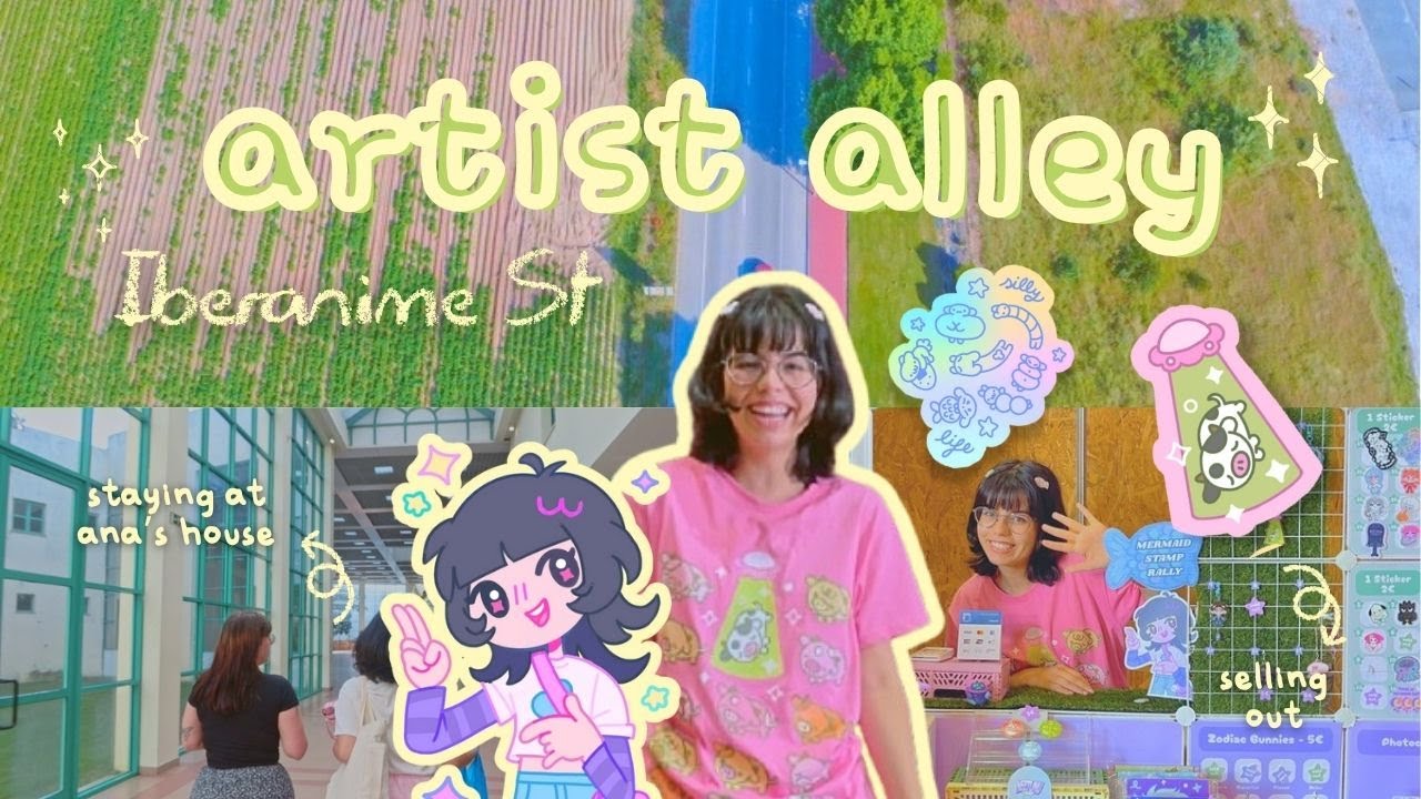 Artist Alley Vlog ✨: IBERANIME ST 2025, con prepping, meeting friends and selling out fast