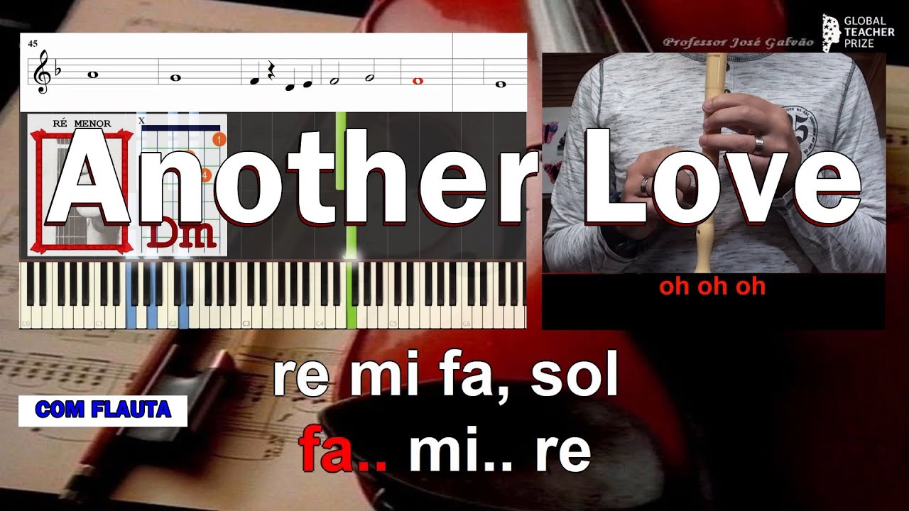 Another Love Tom Odell Cifra Guitar Acordes Piano Notas Flauta Karaoke Educação Musical José Galvão