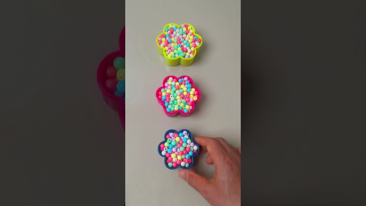 Satisfying Reverse Beads ASMR &hearts;️&hearts;️&hearts;️  #satisfying #asmr #reverse