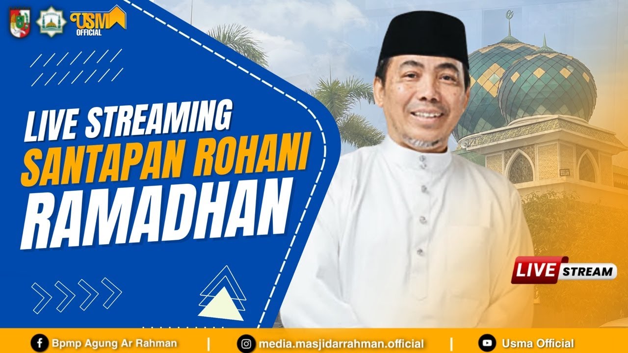 🔴 Live Santapan Rohani Ramadhan | Ustadz Dr. H. Mawardi M. Saleh, Lc., MA