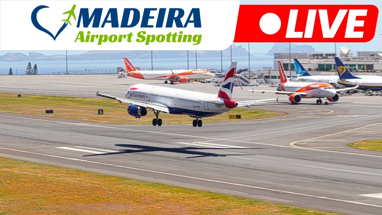 LIVE Action at Madeira Island Airport 29.08.2026