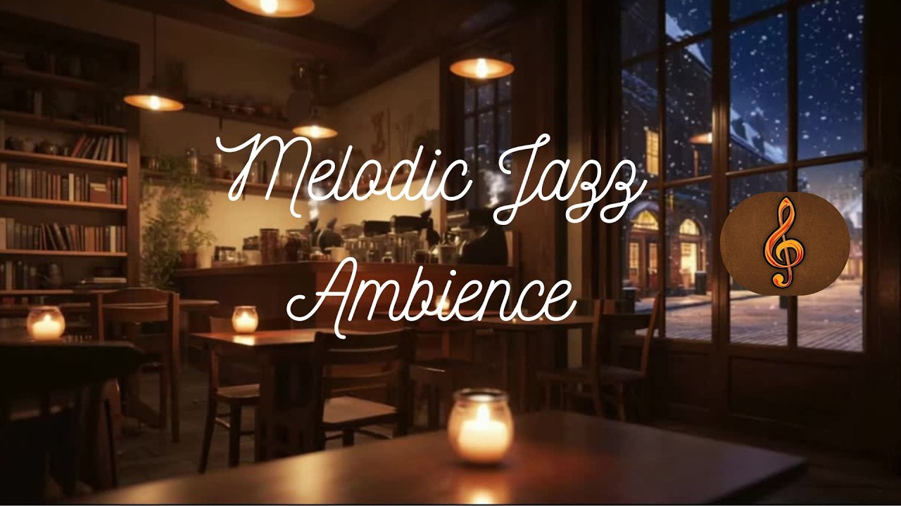 Melodic Jazz Ambience In Cozy Coffee Shop 🎷 Background Jazz For Relaxing Mood