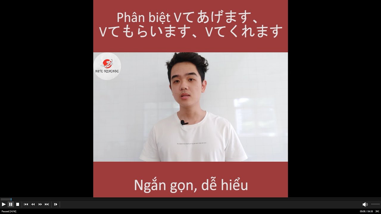 Phân biệt Vてあげます、Vてもらいます、Vてくれます