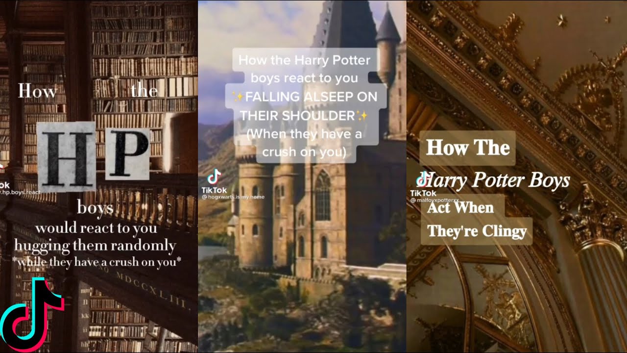 How the Harry Potter boys react to you when