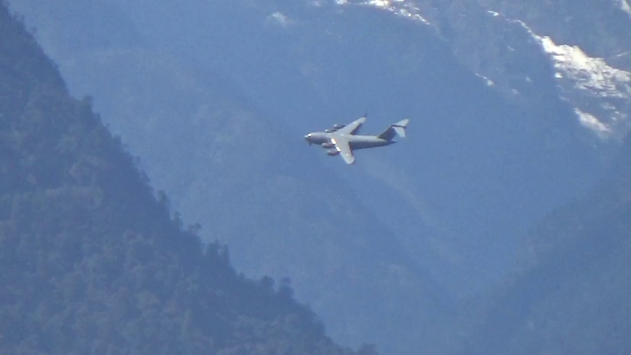 Great Long Vid Of IAF C-17 Landing At Mechuka, Arunachal