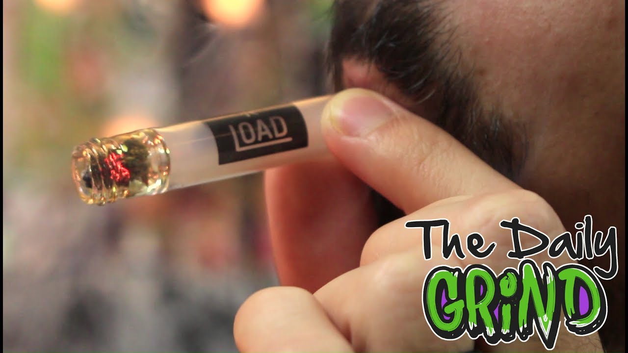Daily Grind - Smoking from a Stealth Chillum Pipe