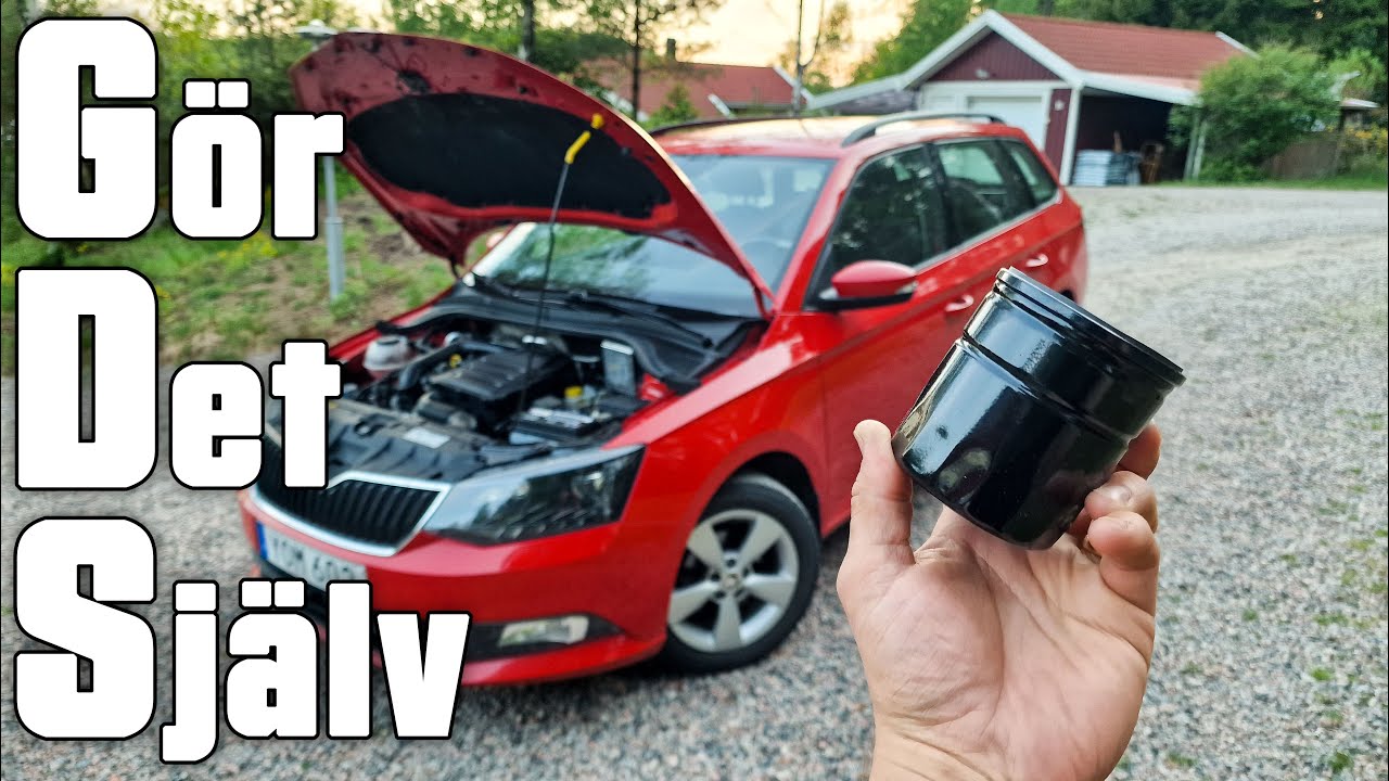 Skoda Fabia Service || Byta Olja Och Oljefilter || 1.0 TSI 2018