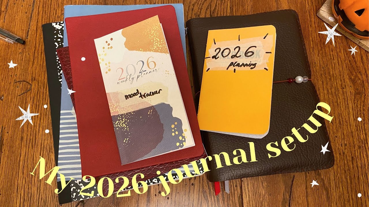 My 2026 journal setup | A lot of journals