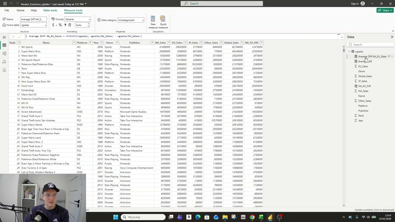 PowerBi Część 13 - DAX - Funkcje Iteracyjne