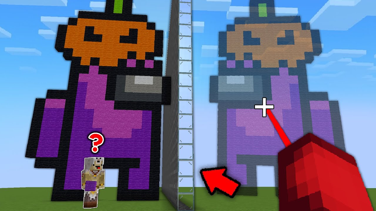 J'ai Copié ses Constructions grâce à des BLOCS de Verre à Sens UNIQUE sur Minecraft..