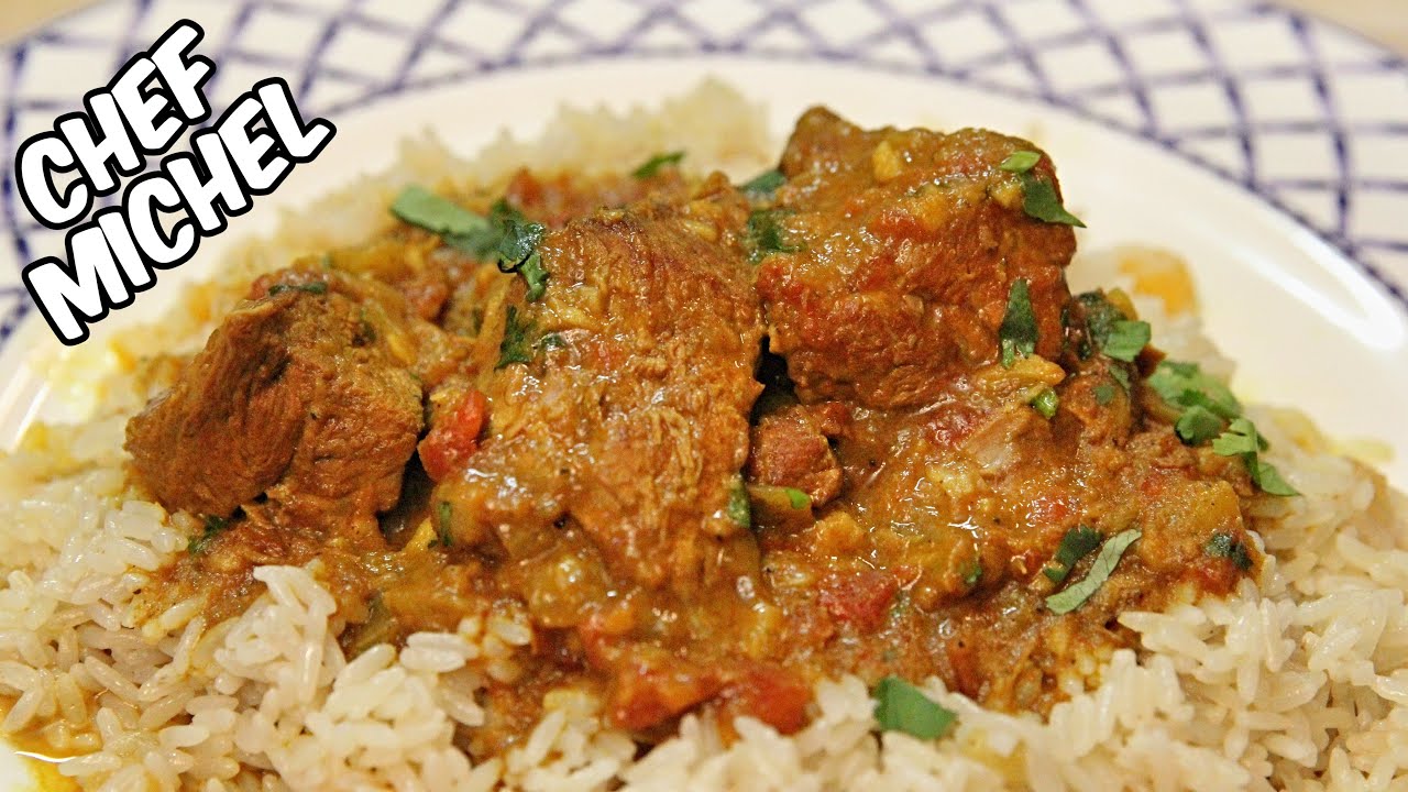 Curry d'agneau au lait de coco