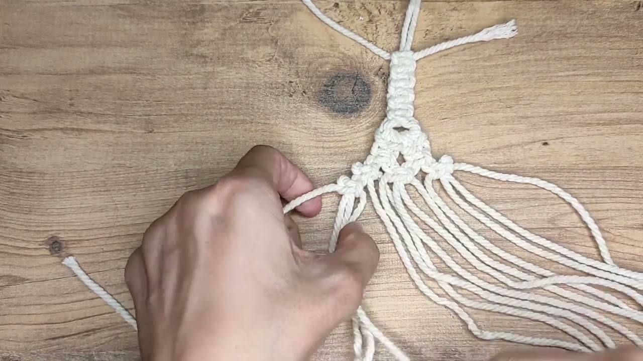 Makrome Minik Saksılık Modeli. 🪴Macrame Tiny Flowerpot Model.  🪴