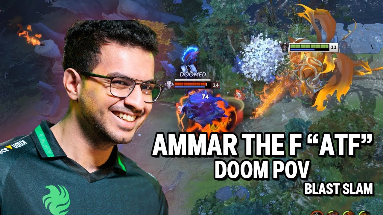 ATF Doom Offlane POV | Blast Slam 2025 | INSANE Dota 2 Gameplay