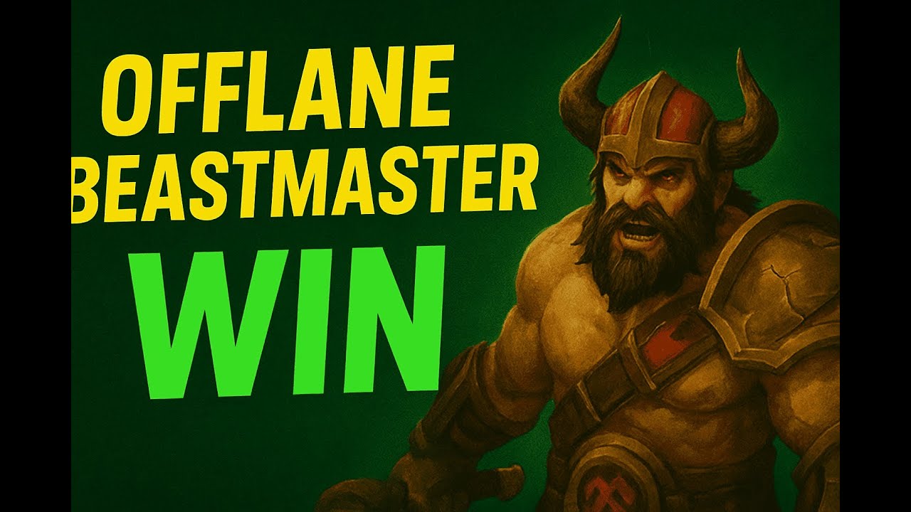 🦁 Offlane Beastmaster Dominates the Game | Dota 2 Win