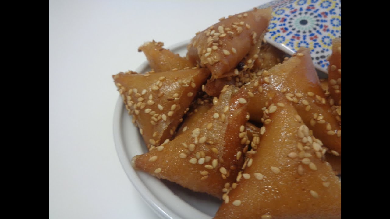 Recetas de Ramadan: briouat de almendras, pasteles de almendras, حلويات رمضان,بويوات اللوز,