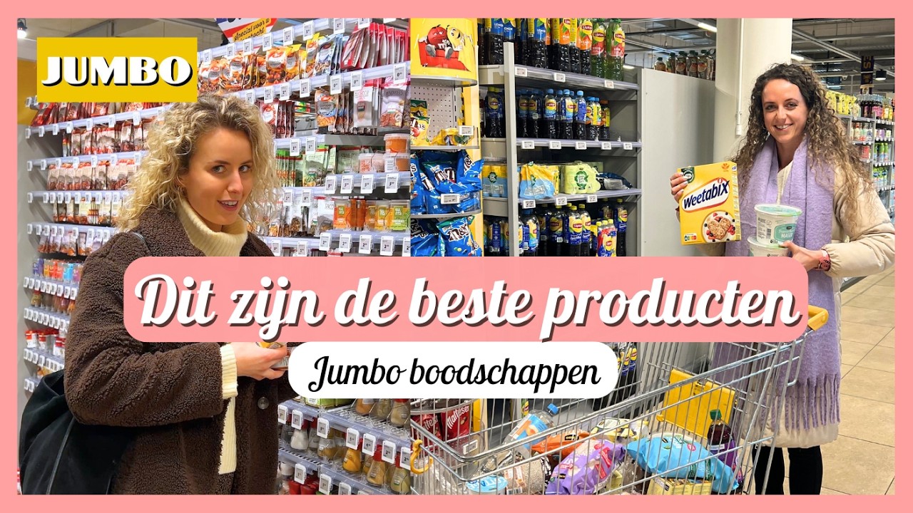 JUMBO: Dit zijn onze FAVORIETE PRODUCTEN 🛒🍌 - Weekboodschappen 🥒🍞 - Travelling Sisters