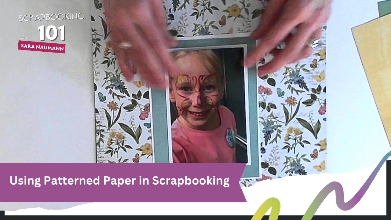 Using Patterned Paper in Scrapbooking | Photo Matting Basics