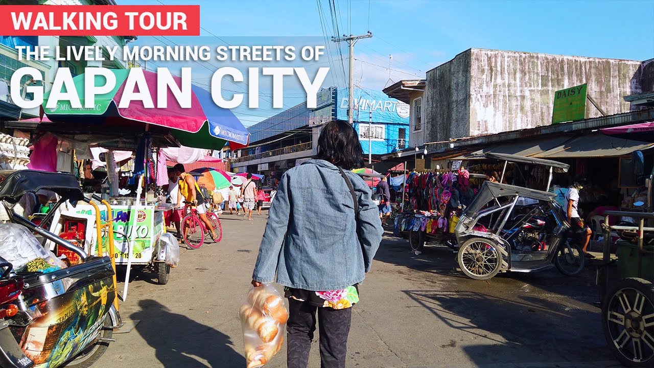 Walking on the Footwear Capital of the North GAPAN CITY Nueva Ecija Philippines | Walking Tour | 4K