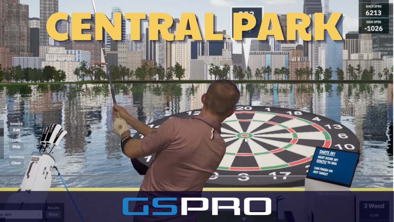 Central Park Driving Range Games & Courses Overview on GSPro Golf Simulation Software