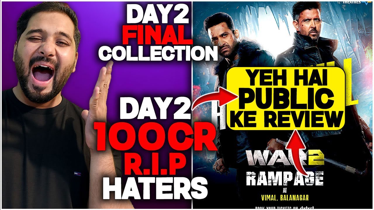 War 2 Day 2 Final Box Office Collection | War 2 Box Office Collection India And Worldwide
