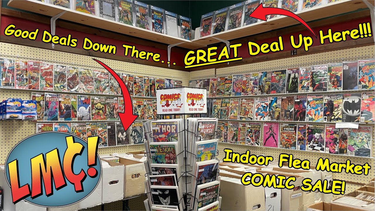Always Check the Top Shelf! Comic Book Hunting at a Winter Festival and Indoor Flea Market!