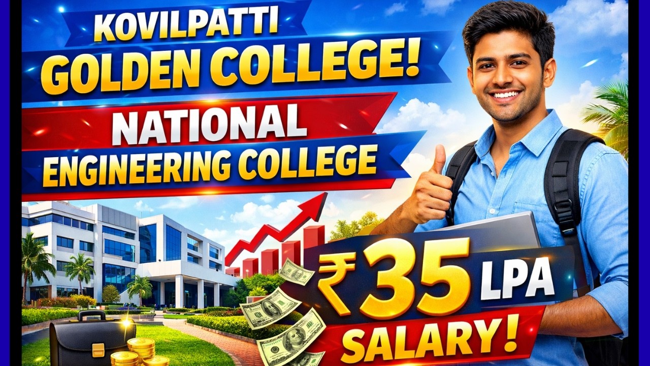 TNEA 2026 | National Engineering College, Kovilpatti | Placements & Fees and Complete Details