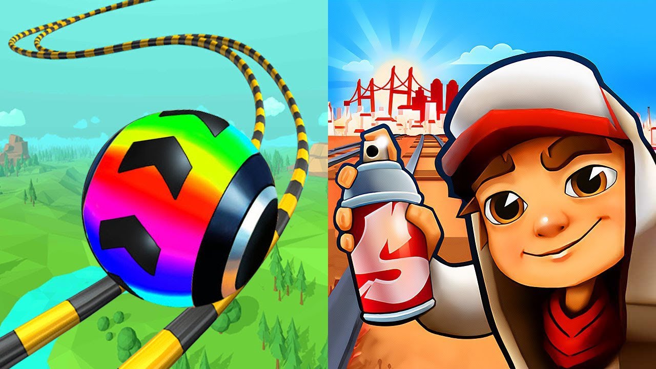 Going Balls VS Subway Surfers BIG UPDATE Funny Race Max SpeedRun Hard Levels Top Tiktok GameplayZM