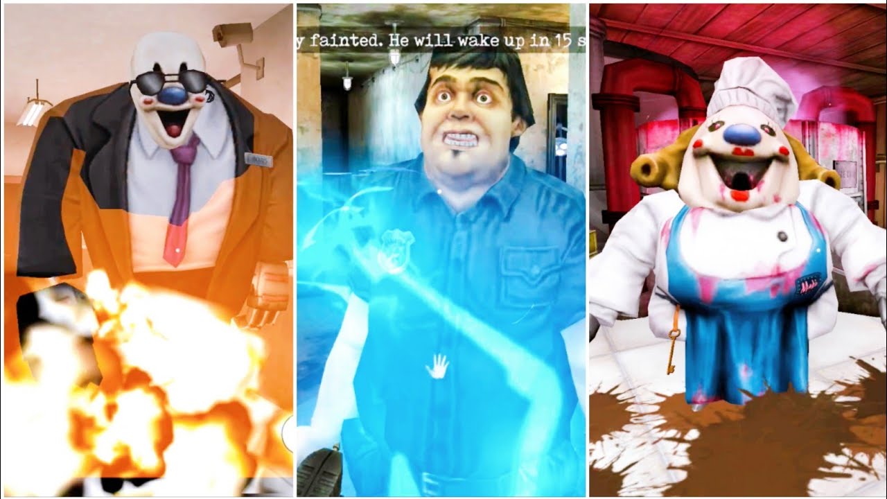 Ice Scream 4 Boris Vs Mr Meat 2 Terry Vs Ice Scream 6 Mati Vs All Game Weapons