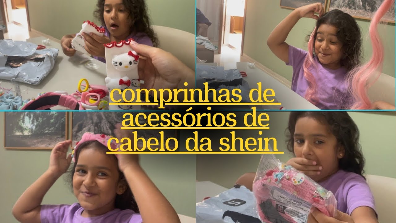 A reação com as compras de Lizzy/ acessórios novos #shein #youtube #cute #comedy 