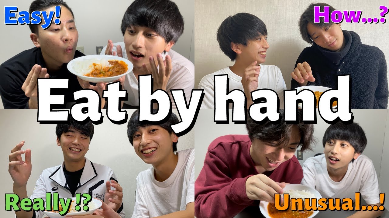 Japanese try to eat by hand to study Muslim