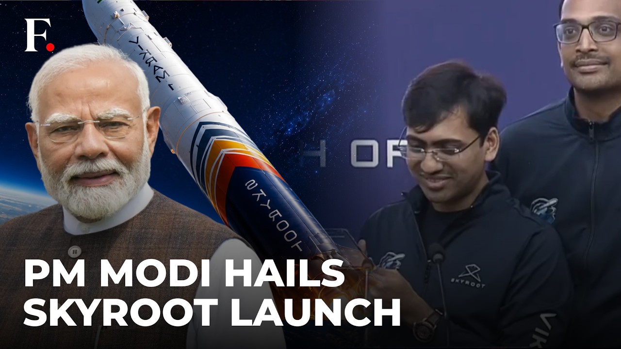 PM Modi Congratulates Skyroot Team for a Successful Launch | India's First Private Orbital Launch