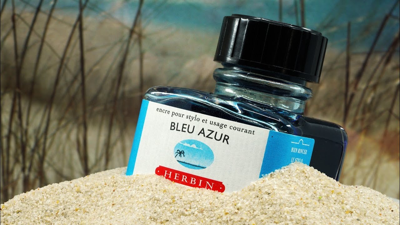 Herbin Bleu Azur - Test atramentu