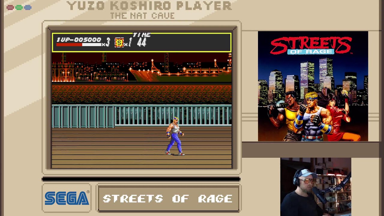 Streaming Yuzo Koshiro's Games! #StreetsofRage
