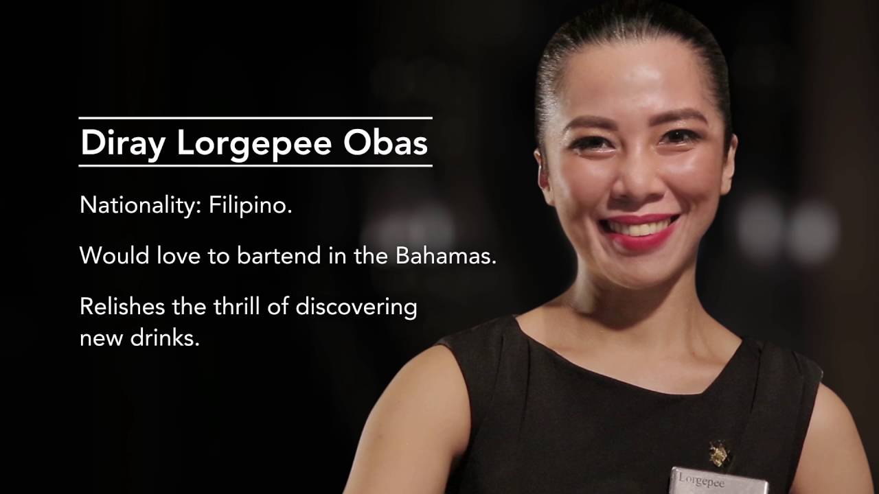 Best Bartender cocktail at 38 Lounge by Diray Lorgepee Obas