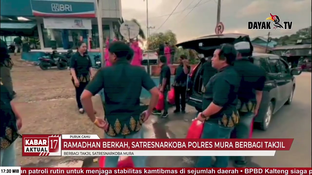 RAMADHAN BERKAH, SATRESNARKOBA POLRES MURA BERBAGI TAKJIL - KABAR 17