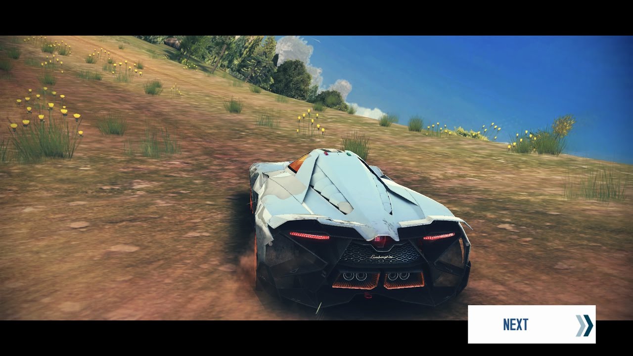 Asphalt 8: Lamborghini Egoista 32 Racers and 6 Laps (Wall Ascent)