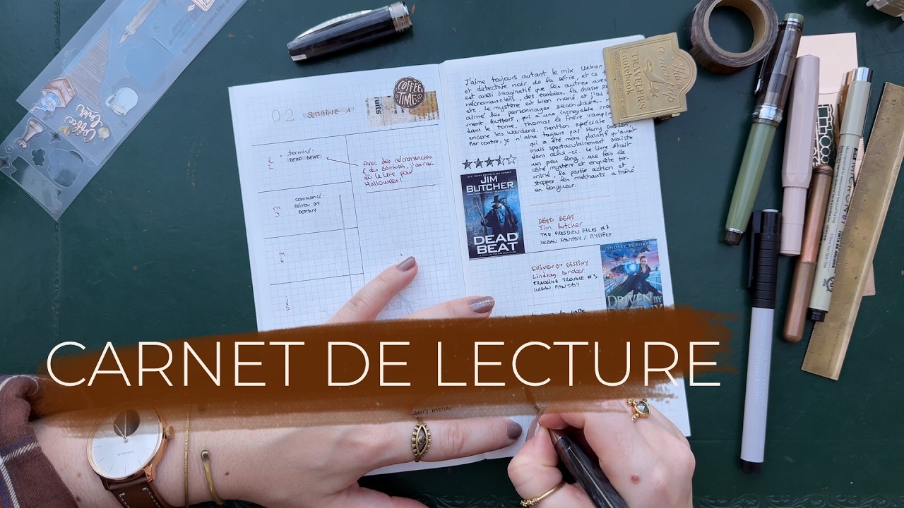 Mon carnet de lecture 📚 & suivi papier vs numérique