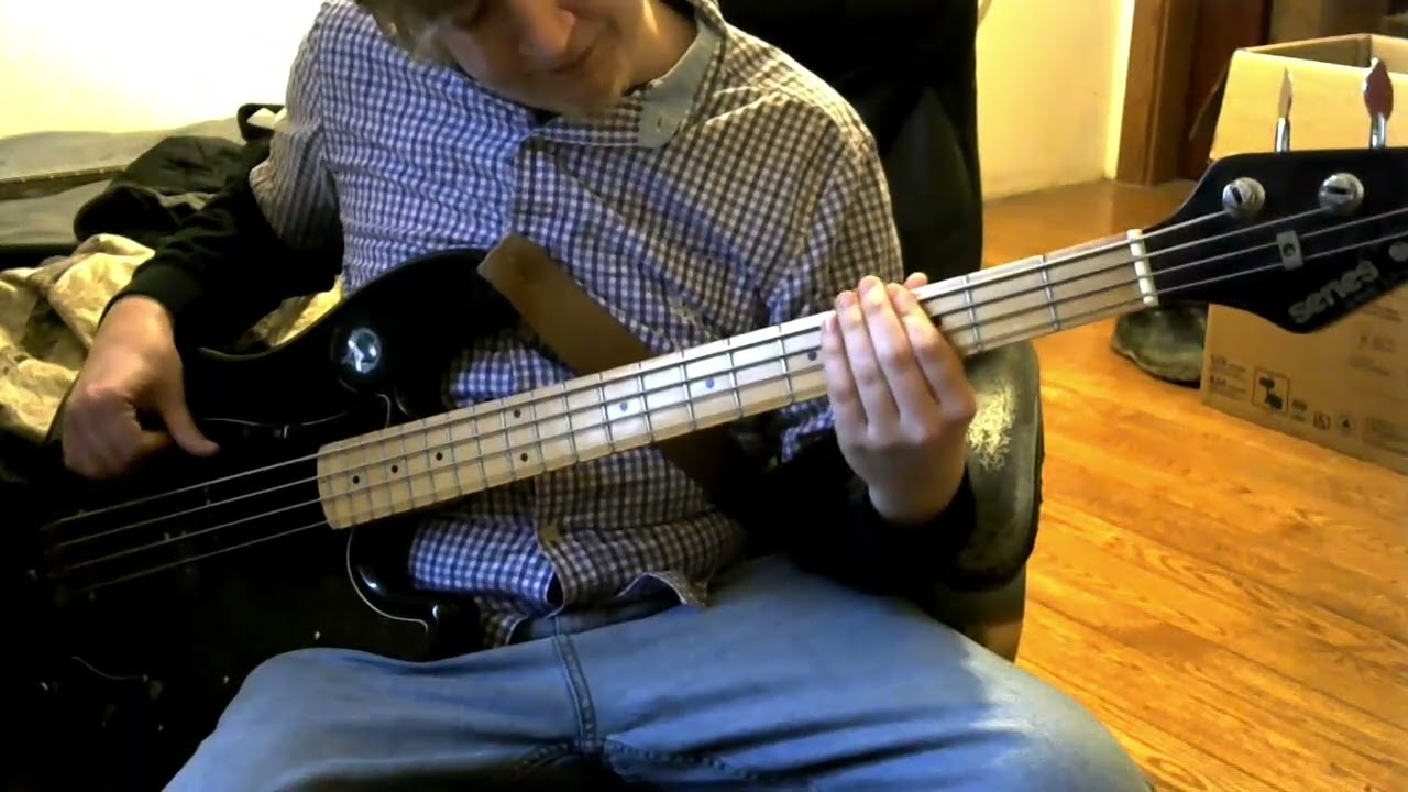 Deftones - Bored bass cover